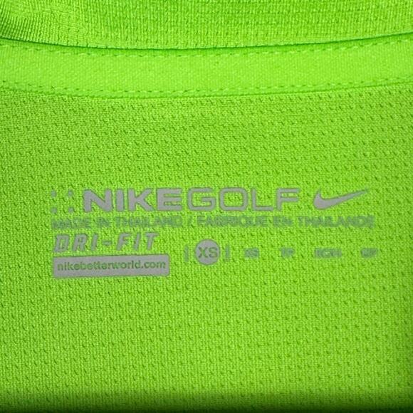 Nike Golf Polo Shirt Womens Extra Small Green Dri Fit Stay Cool Short Sleeve - Picture 4 of 12